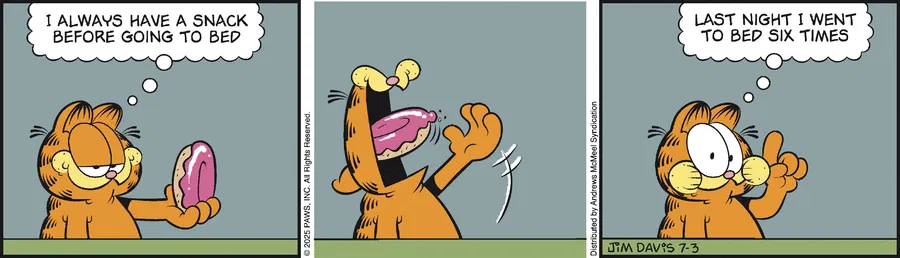 Garfield, by Jim Davis